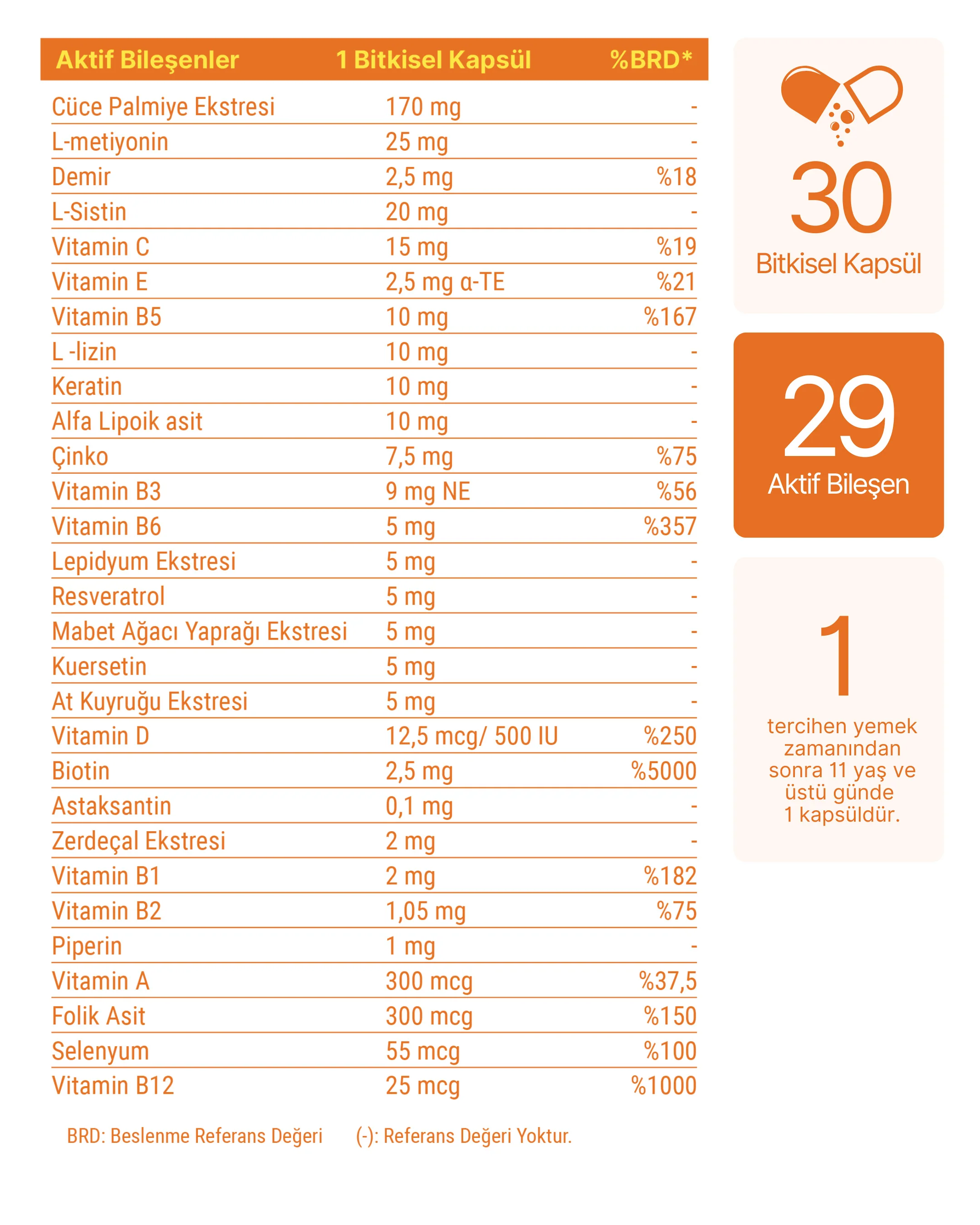Hair Multivitamin Mineral & Herbal Complex - Image 3