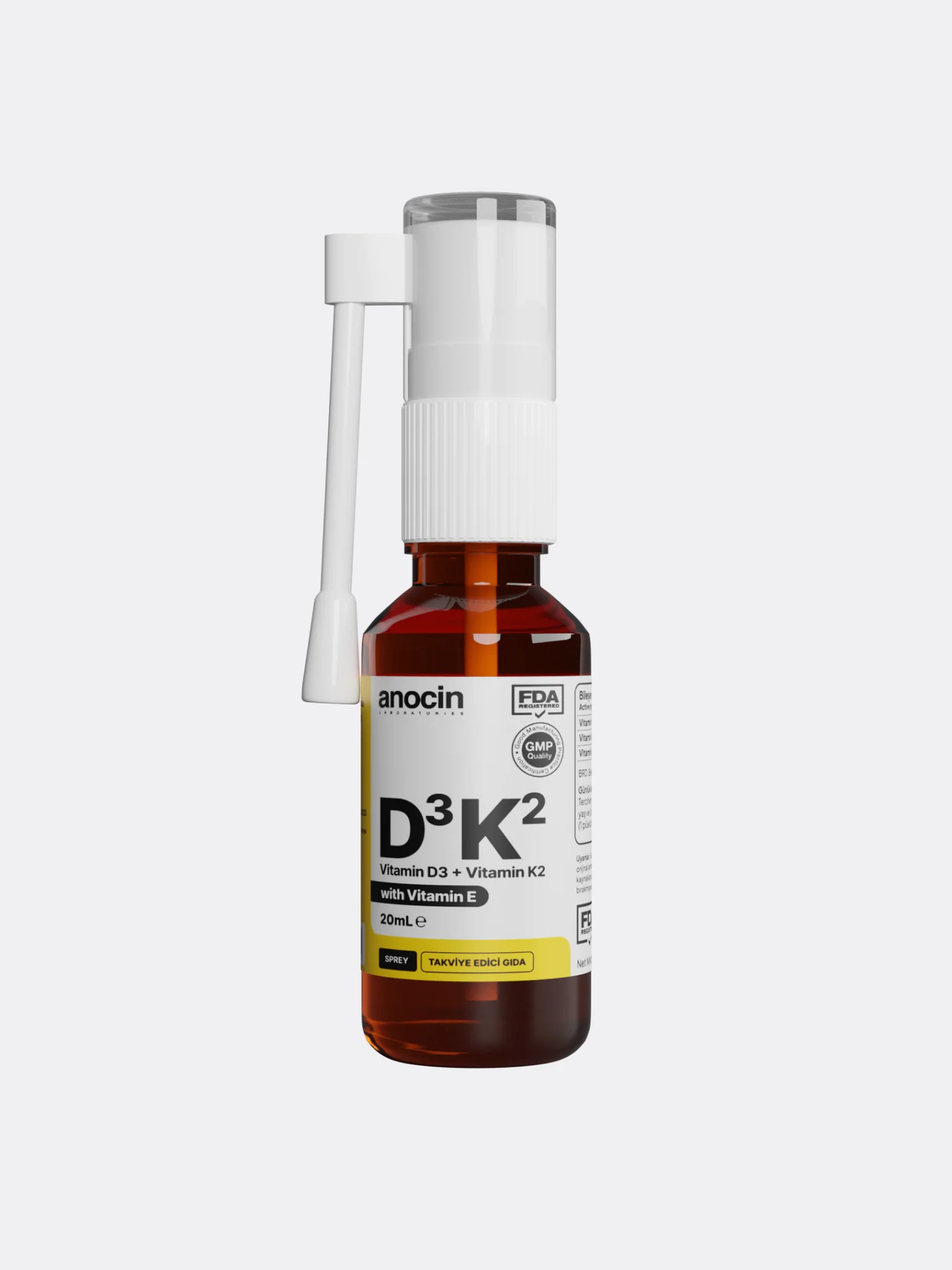 Vitamin D3 K2 Vitamin E 1000 Iu 2m Mcg Damla 20 ml - Image 3