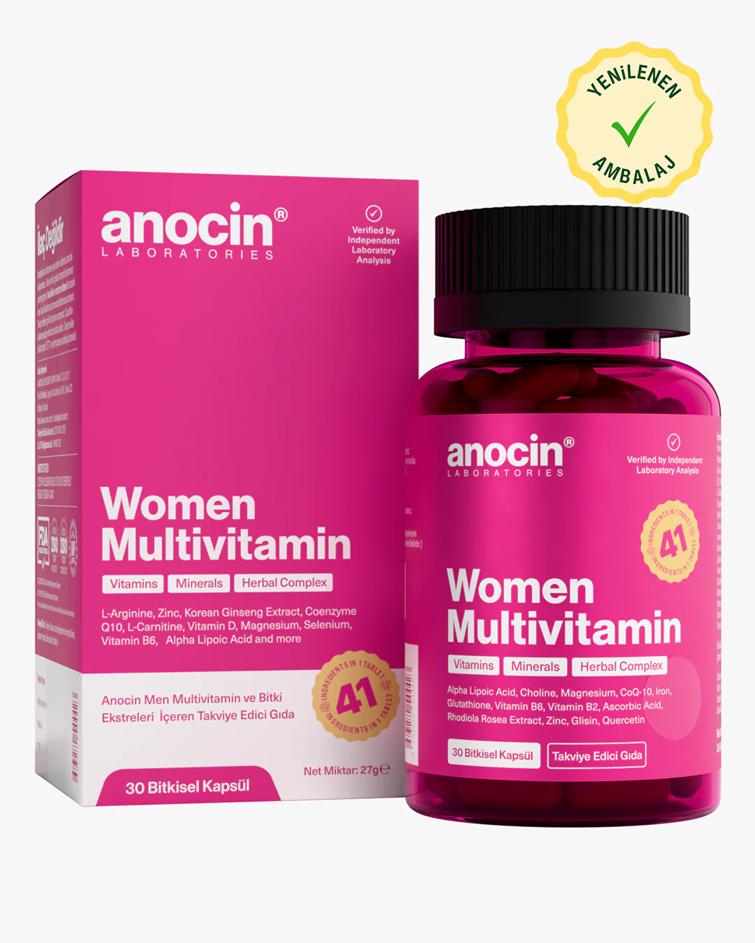 Women Multivitamin - Vitamins, Minerals, Herbal Complex and Antioxidants - Image 2
